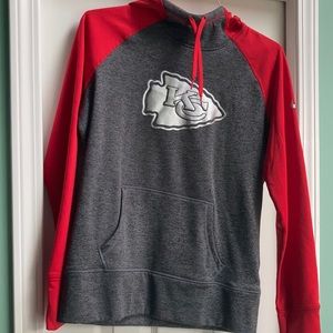 KC Chiefs team Apparel hoodie therma fit